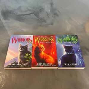 Warriors Cats Dawn of the Clans Books 1-3 Erin Hunter Paperback Set EUC